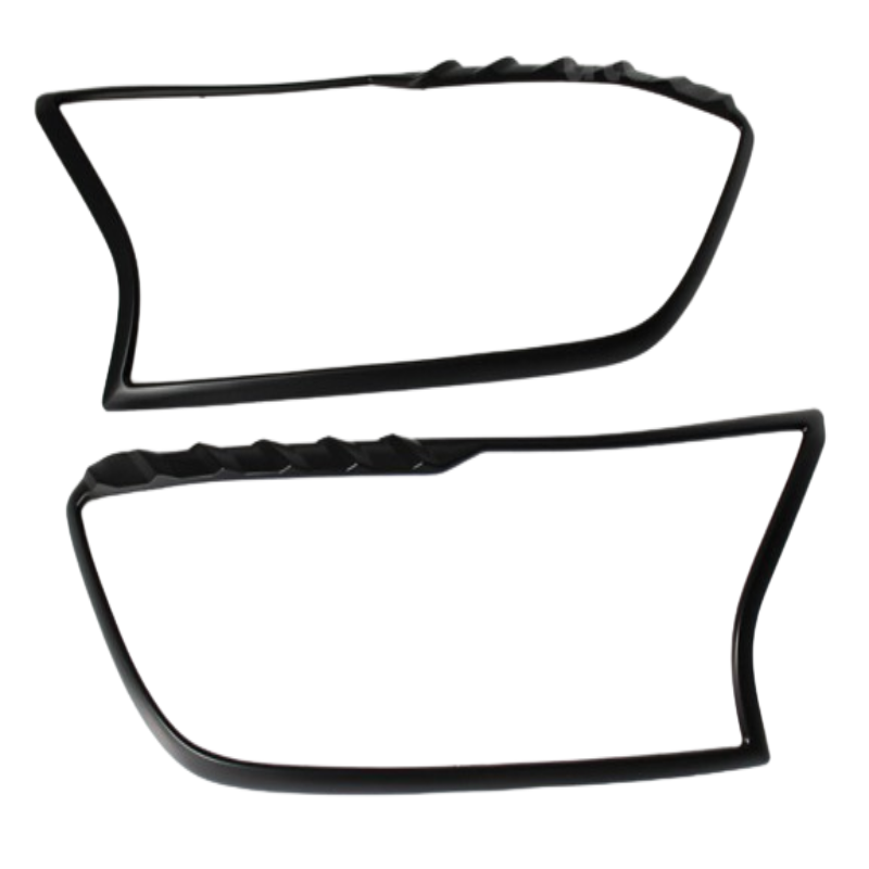 Headlight Covers Ford Ranger PX2 PX3 2016-2021/ Everest 2015-2021 Matte Black