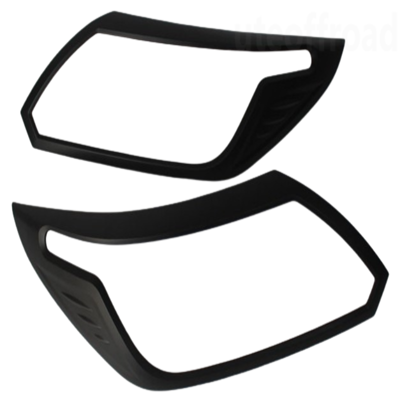 Headlight Covers Holden Colorado 2016-2020 Matte Black