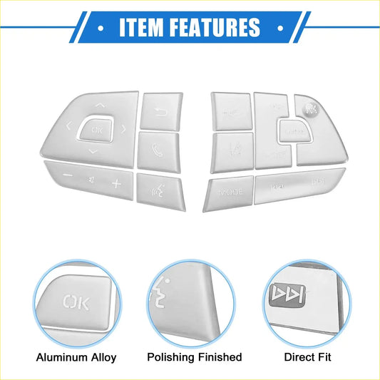 13 x Steering Wheel Switch Button Covers for Toyota Highlander - Electrical