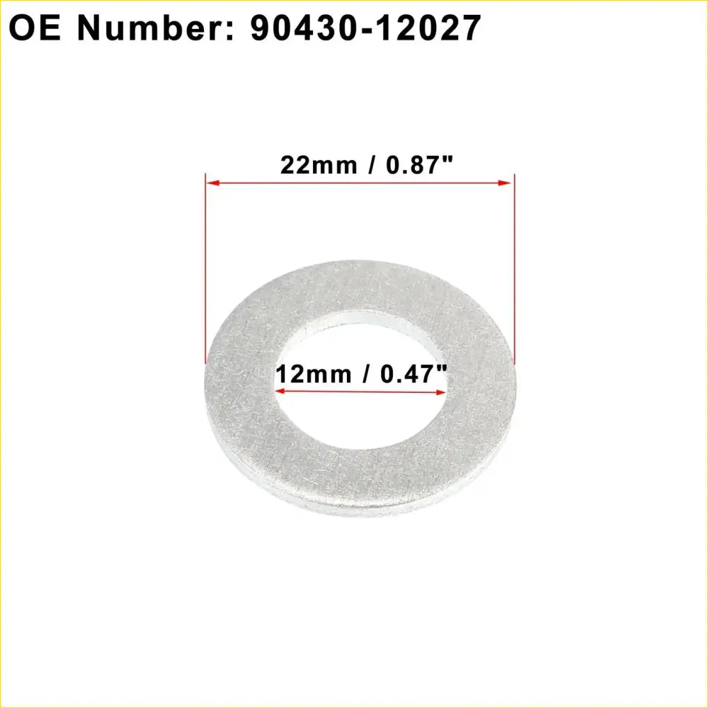 15 x M12 Engine Oil Drain Screw Gaskets for Toyota Prius (2001-2005)