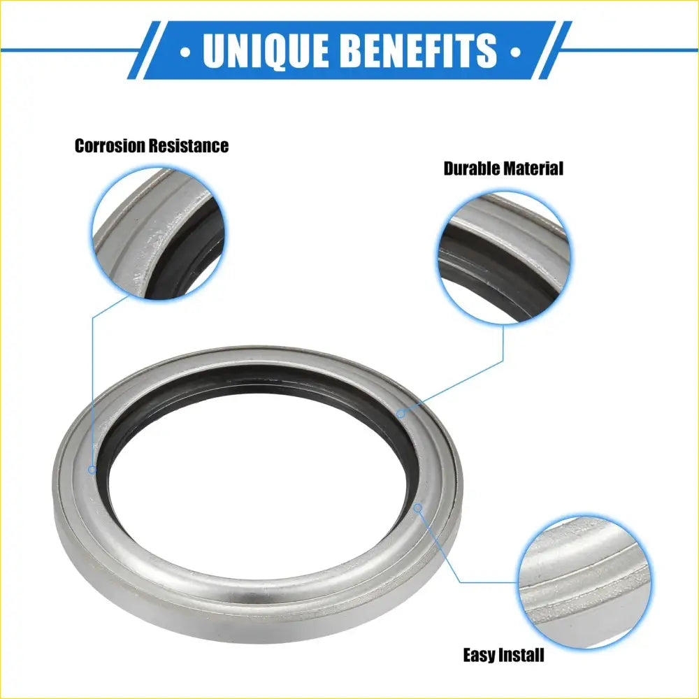 2 x Engine Crankshaft Seals for Toyota Land Cruiser (1998-2007)