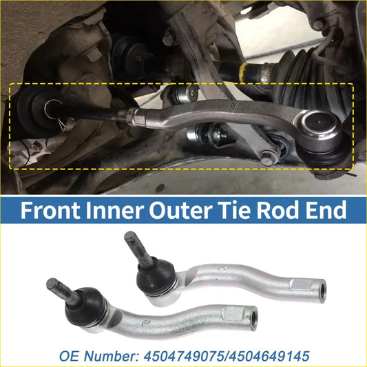 2 x Front Outer Tie Rod End Links for Toyota Prius (2010-2015) - Steering