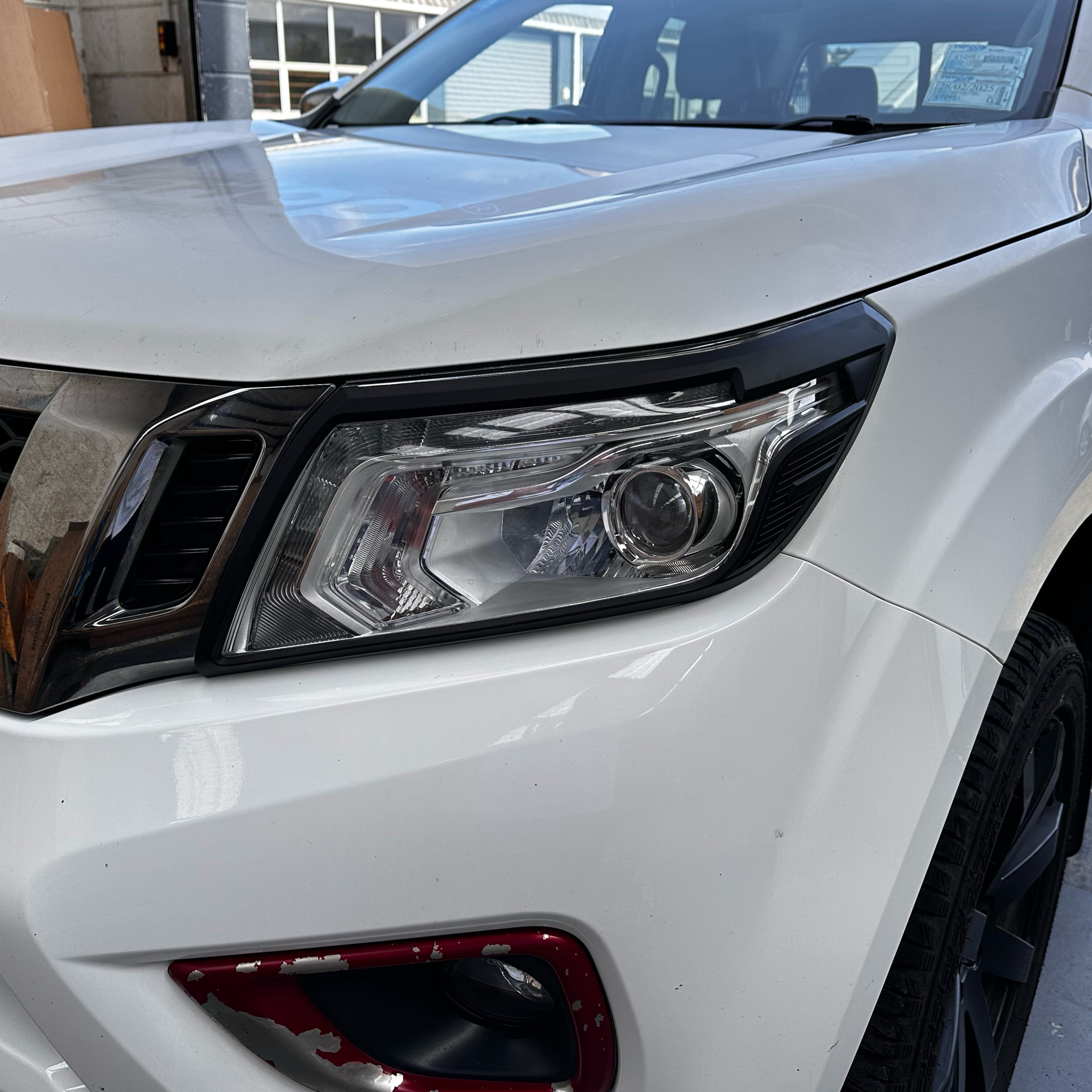 Headlight Covers Nissan Navara NP300 2015-2020 /SL 2021+ Matte Black