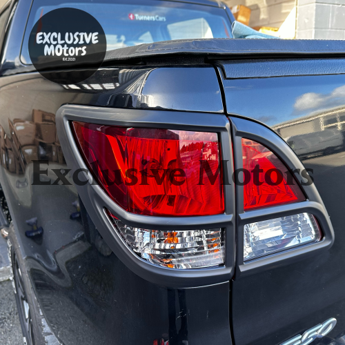 Matte Black Taillight Covers for Mazda BT-50 (2012-2020)