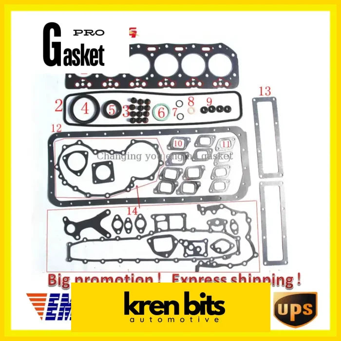 2H TOYOTA L CRUISER 4.0 Diesel Engine Engine Kits Set Engine Gasket 04111-88020 50100300 Kren Bits