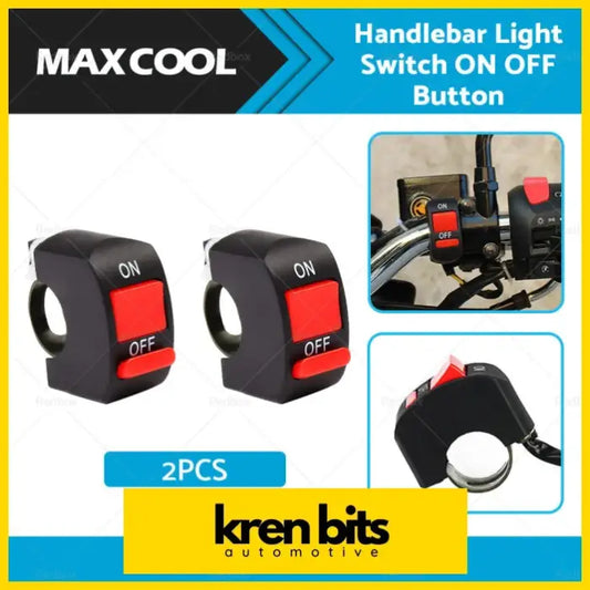 2PCS Universal Motorcycle ATV Bike Handlebar Light Switch - Parts>Electrical & Ignition