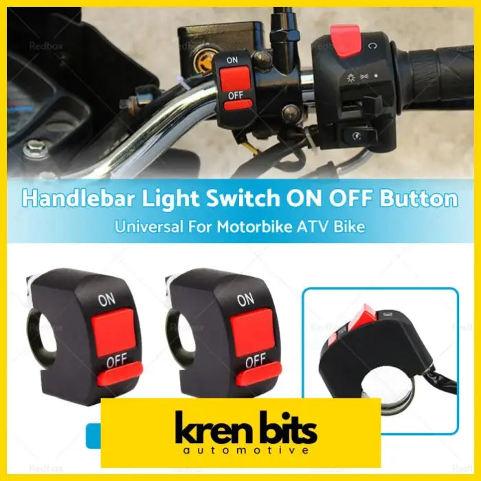 2PCS Universal Motorcycle ATV Bike Handlebar Light Switch - Parts>Electrical & Ignition