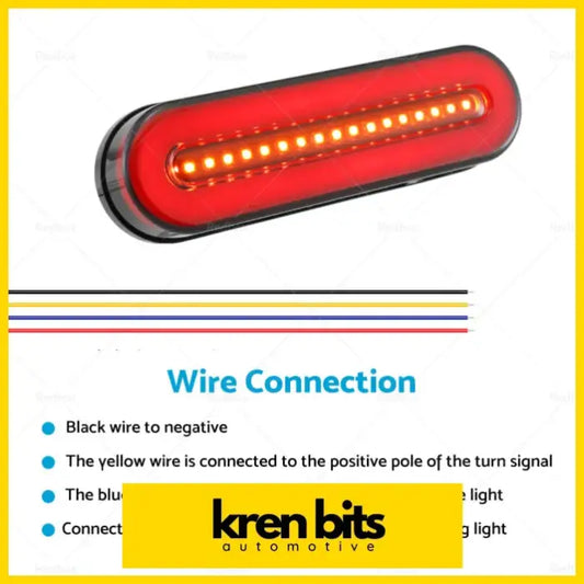 2X Tail Lights 18 LED Stop Flowing Turn Signal Brake Rear Truck - Lighting & Bulbs>Rear Light Assemblies