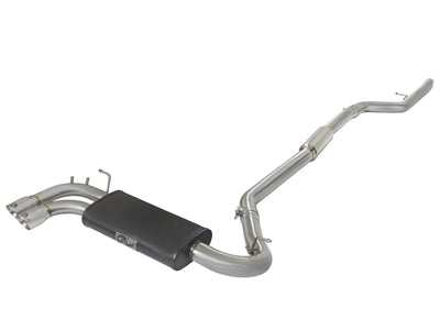 aFe MACH Force-Xp 3" to 2-1/4" 304 Stainless Steel Cat-Back Exhaust System (BMW 328i F30 12-16) Polished Tips — fit...