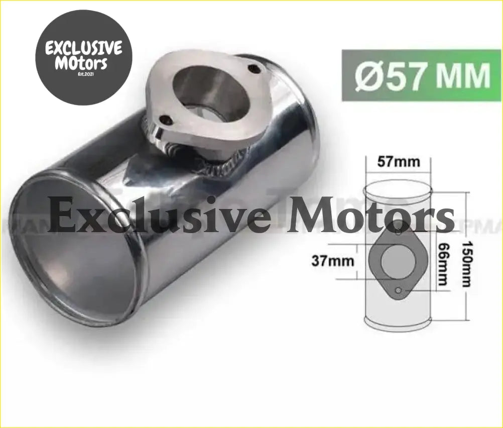 57MM 2.25’’ BOV BLOW OFF VALVE FLANGE T MOUNTING PIPE TK-BOV02FP57 - Turbo & Performance