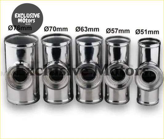 57MM 2.25’’ TURBO Aluminum FLANGE PIPE For SSQV/SQV BOV D16 - Turbo & Performance