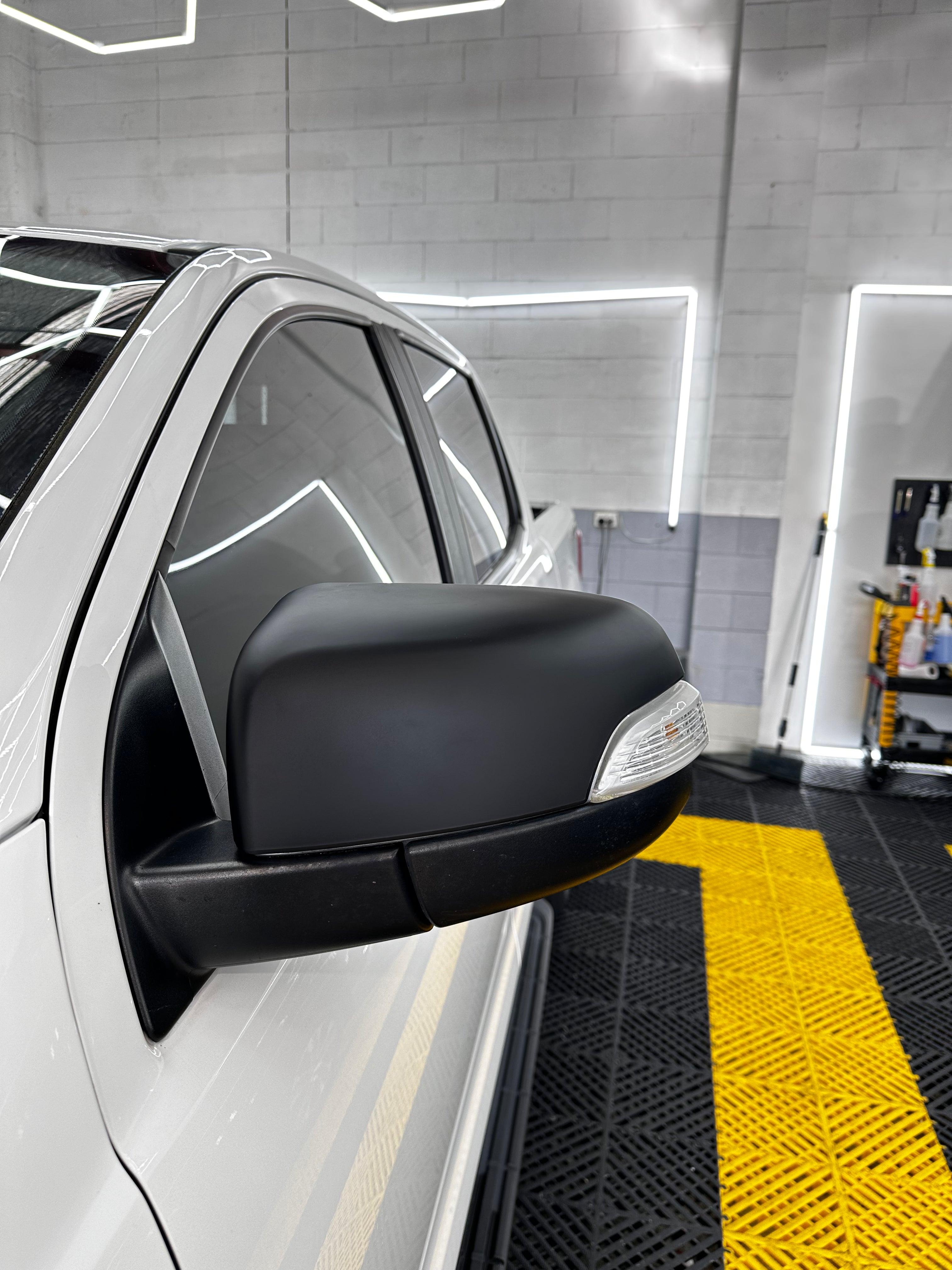 Mirror Covers Ford Ranger PX1 PX2 PX3 2012-2021 Matte Black