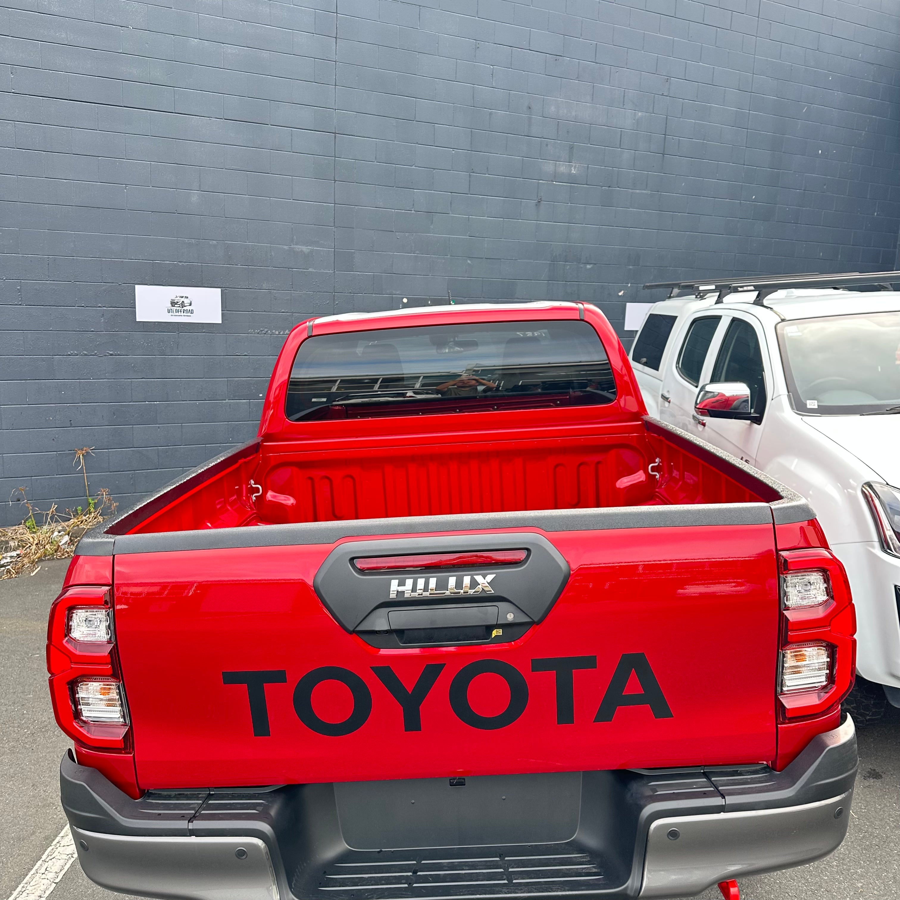 Bedside Rail Covers-3 Piece Set Toyota Hilux 2021+ Textured Black