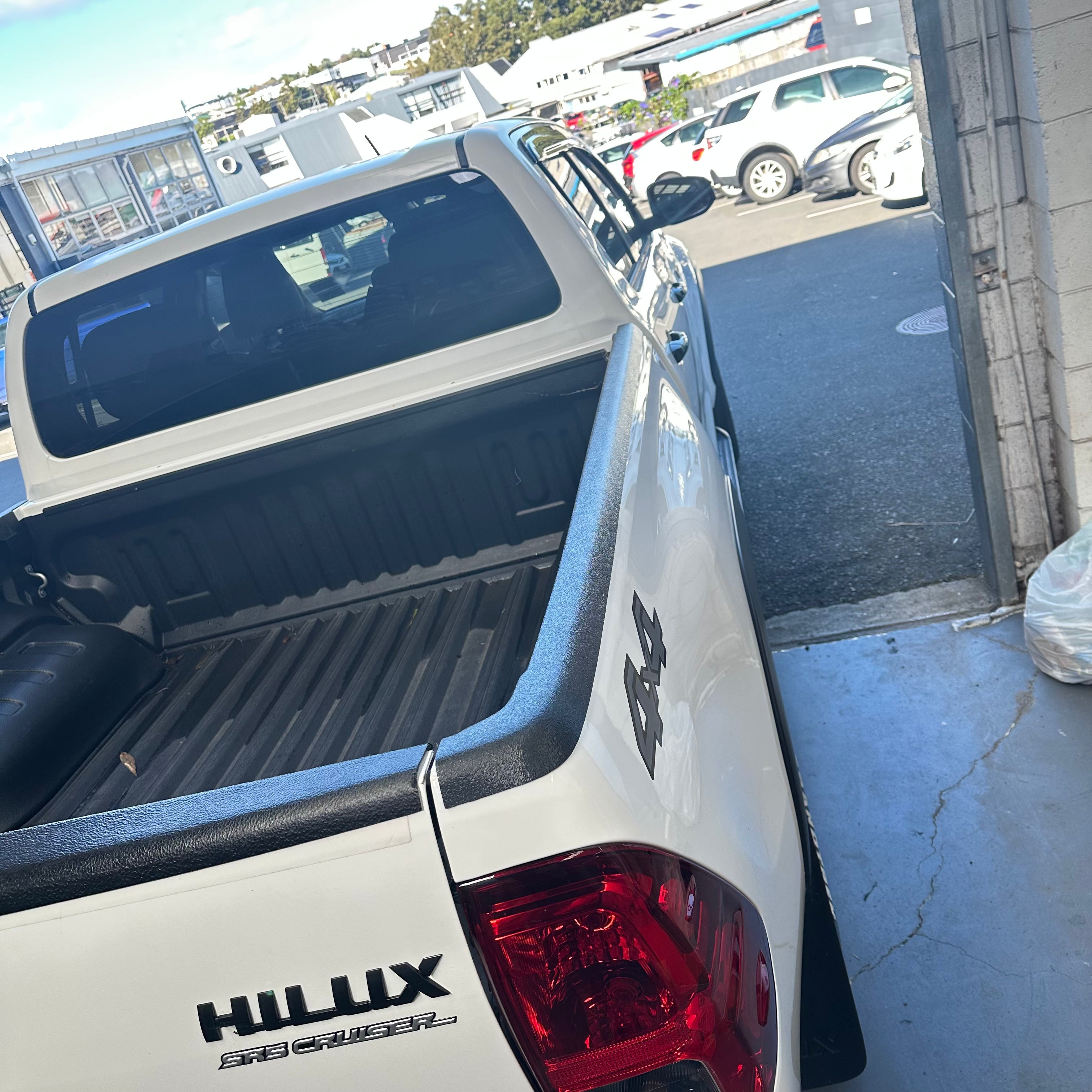 Bedside Rail Covers-3 Piece Set Toyota Hilux 2015-2020 Textured Black