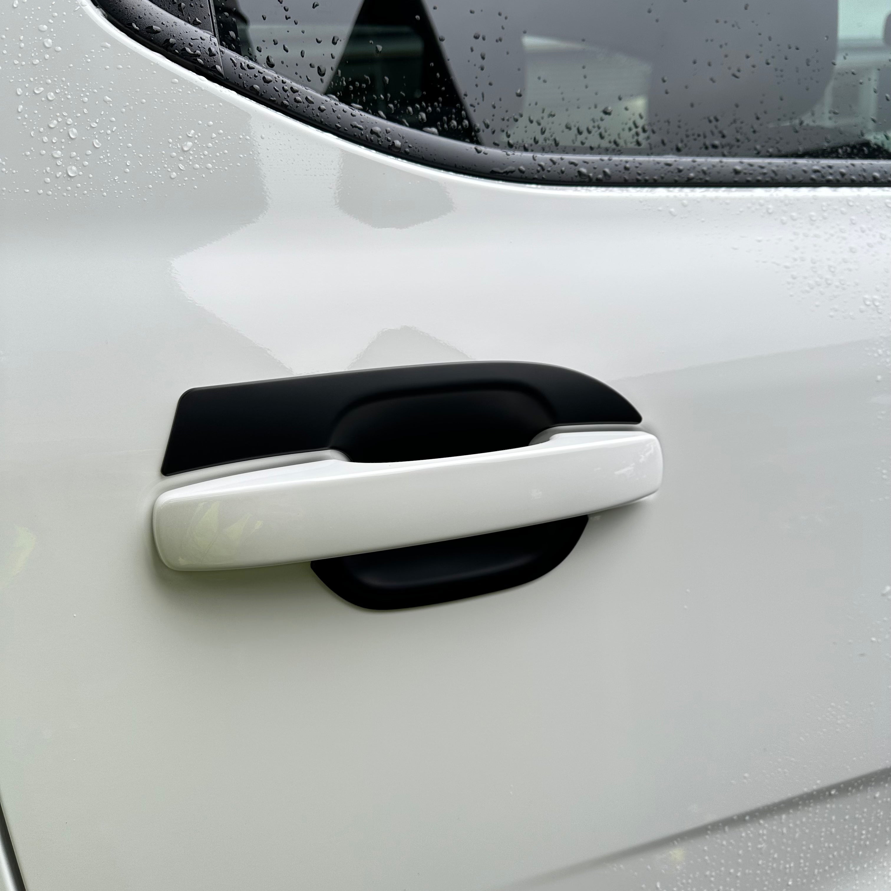 Matte Black Door Bowl Inserts for Ford Ranger 2022 4‑Piece