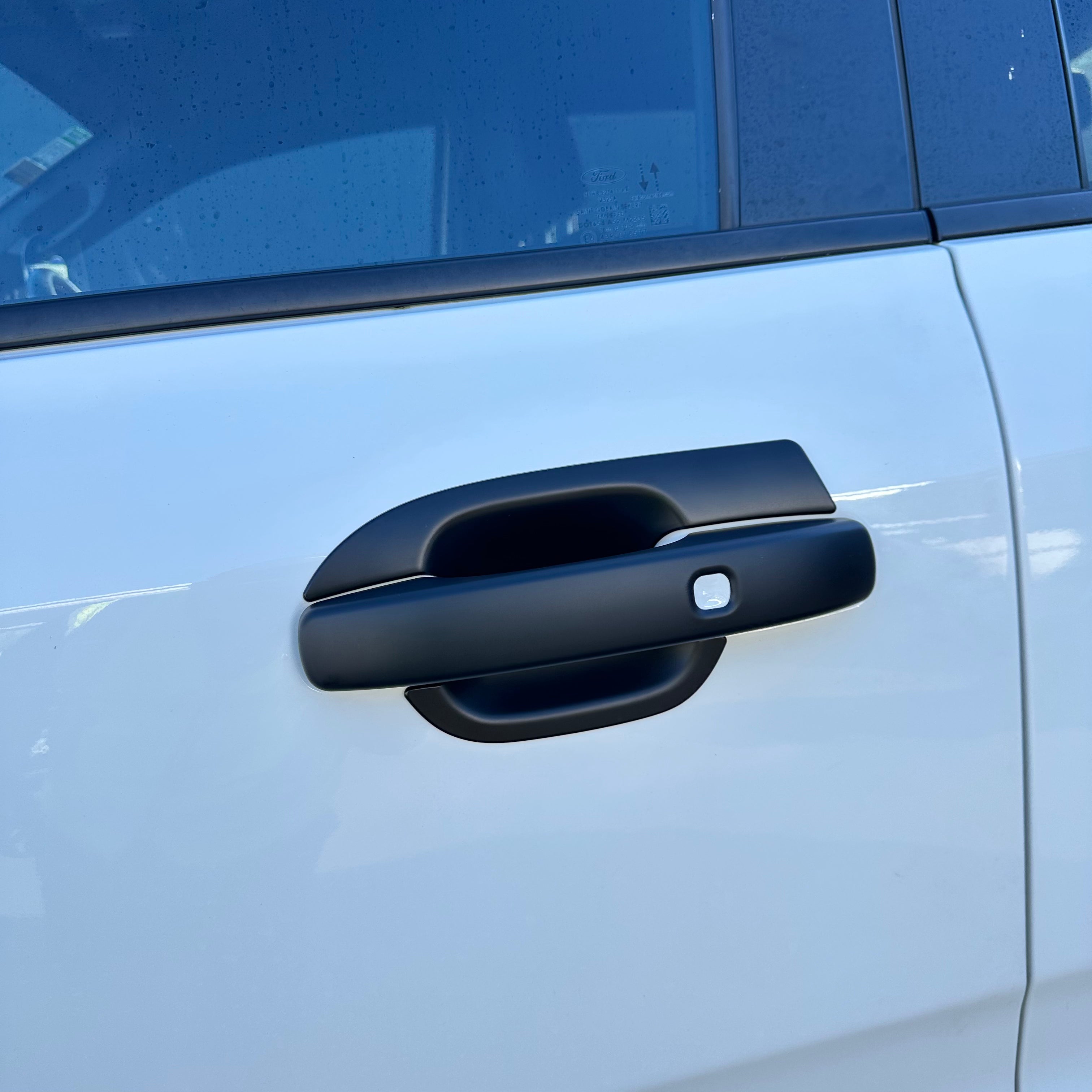 Matte Black Door Bowl Inserts for Ford Ranger 2022 4‑Piece