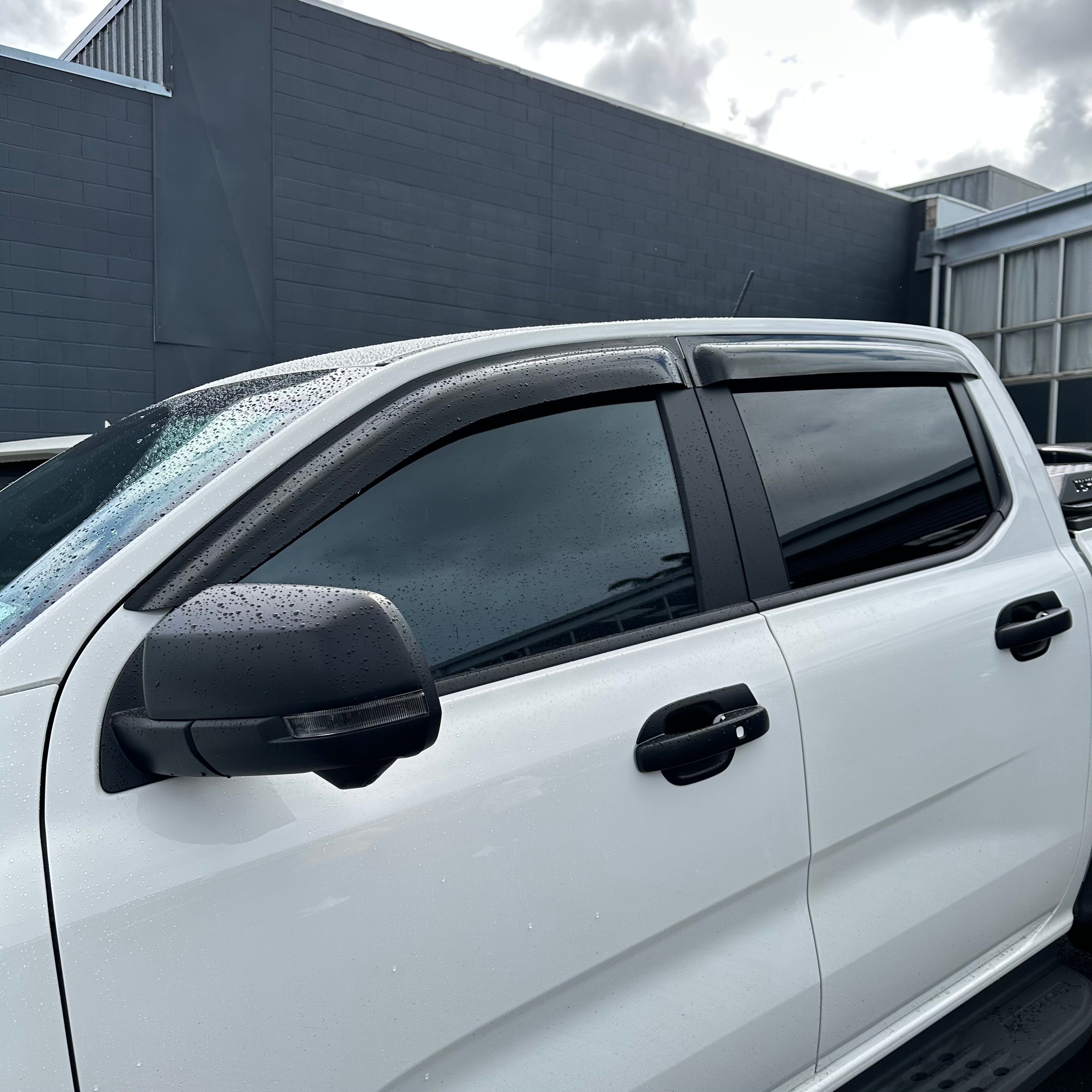 Ford Ranger 2022+ Door Visors Weather Shield Set