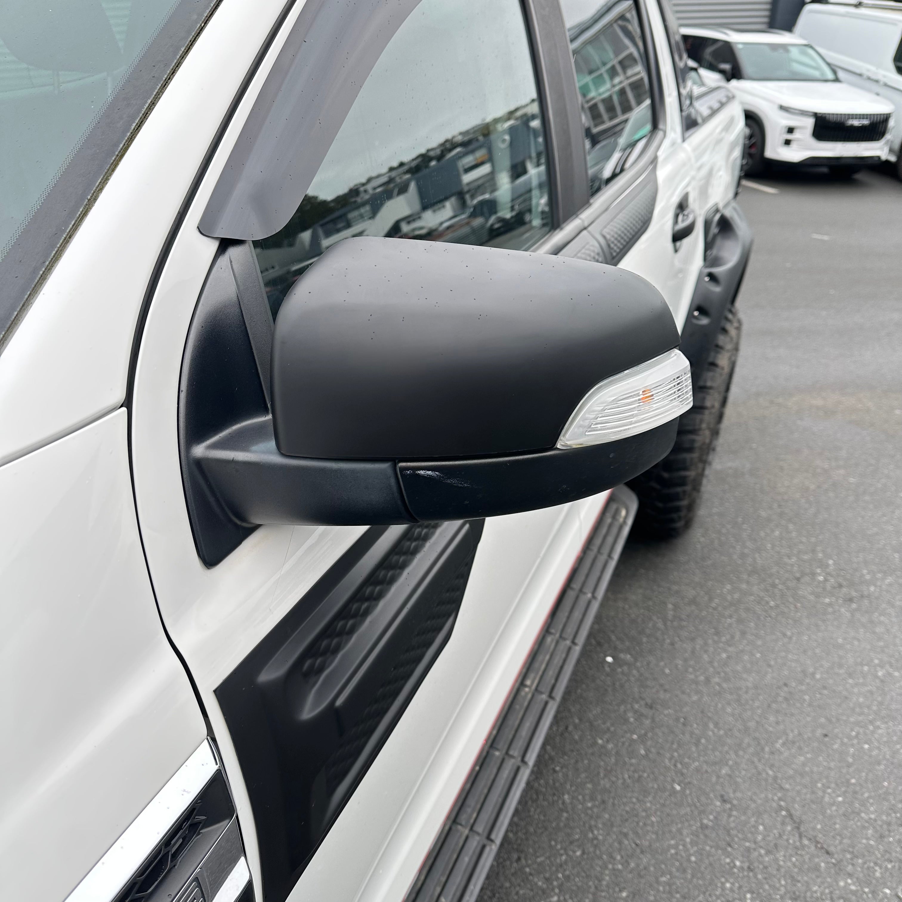 Mirror Covers Ford Ranger PX1 PX2 PX3 2012-2021 Matte Black