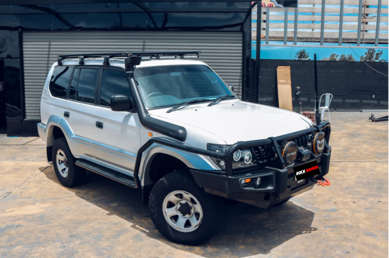 Rockarmor Premium Steel Bullbar To Suit Toyota Prado 1996-2002 Bar Replace