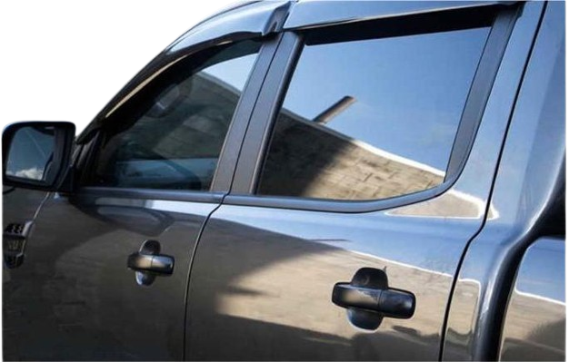 DOOR VISORS/ WINDOW MONSOONS Weather Shields Mazda BT-50 2012-2020