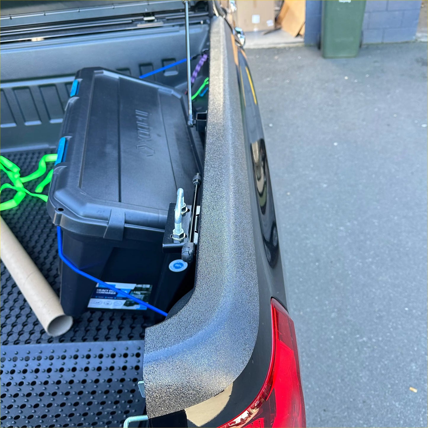 Bedside Rail Covers-3 Piece Set Mitsubishi Triton 2024+ Textured Black - Tailgate cover