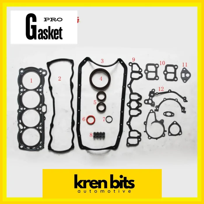 CA20S Nissan BLUEBIRD STANZA LAUREL 2.0L Overhaul Package Set Engine Gasket 10101-13E87 50094700 Kren Bits