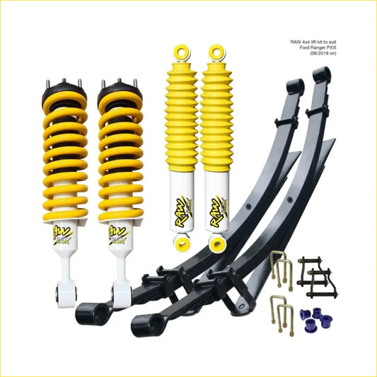 Complete Lift Kit Bundle - Ford Ranger PX3 (2018 - 06/2022) - Raw