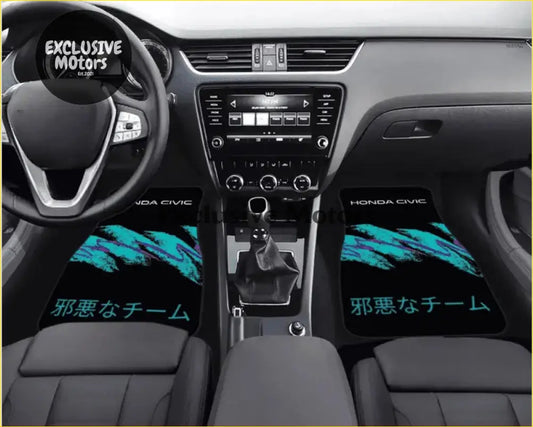 Custom 90s Retro Floor Mats - Interior Accessories