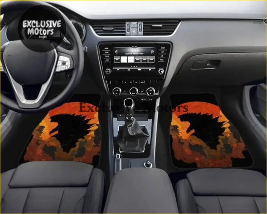 Custom Godzilla Floor Mats - Interior Accessories