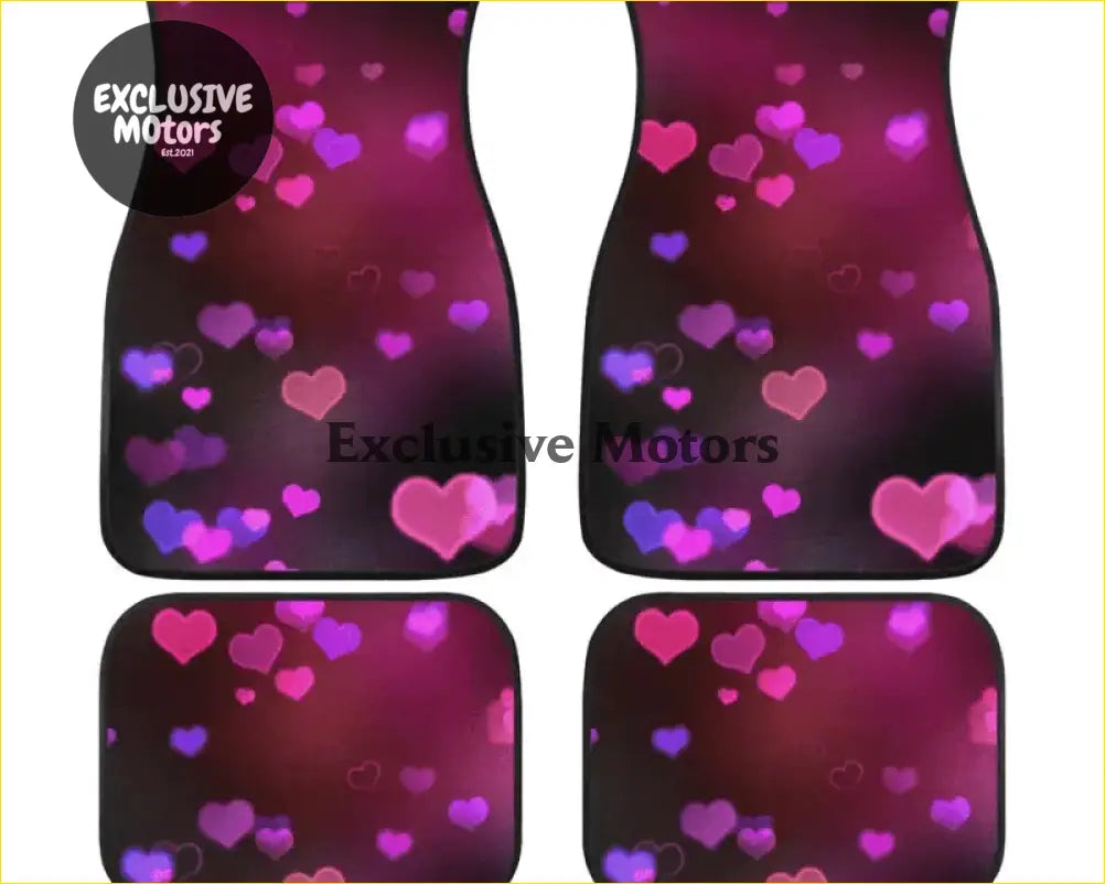 Custom Hearts Floor Mats - Interior Accessories