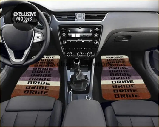 Custom Universal Bride style Floor Mats Brown - Interior Accessories
