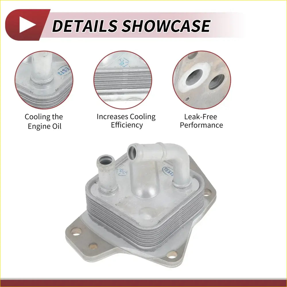 Engine Oil Cooler for Toyota Highlander (2014-2019) - 1 Set