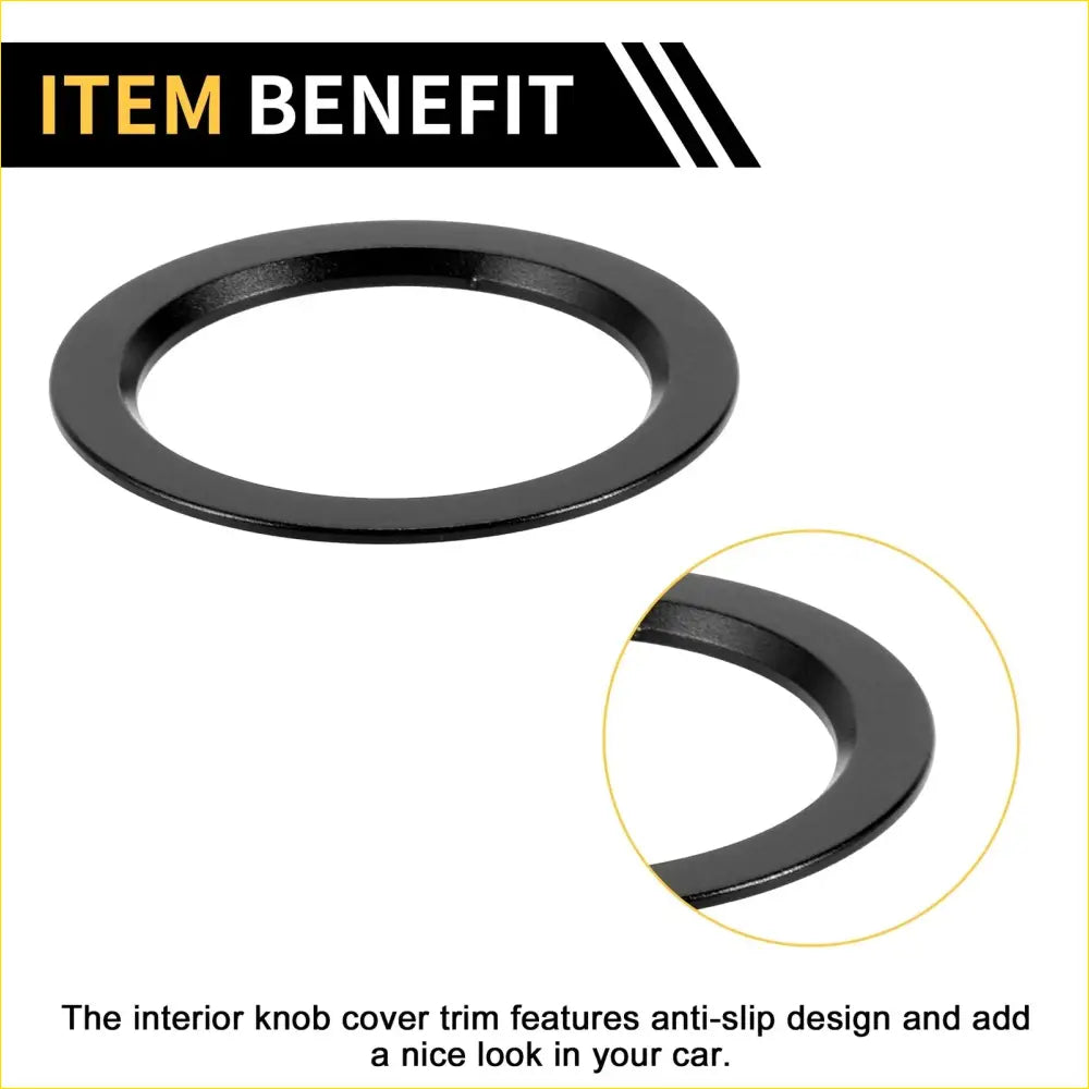 Engine Start Stop Button Knob Cover Ring for Toyota Tacoma