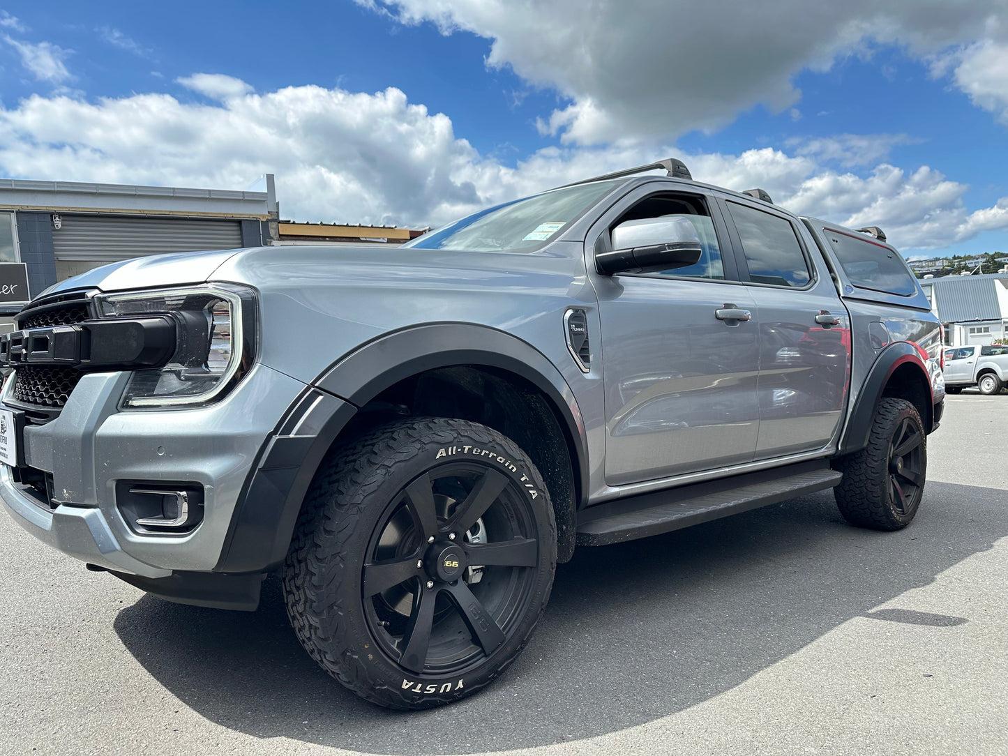 Fender Flare Ford Ranger 2022+ Sport Smooth Style Matte Black Double