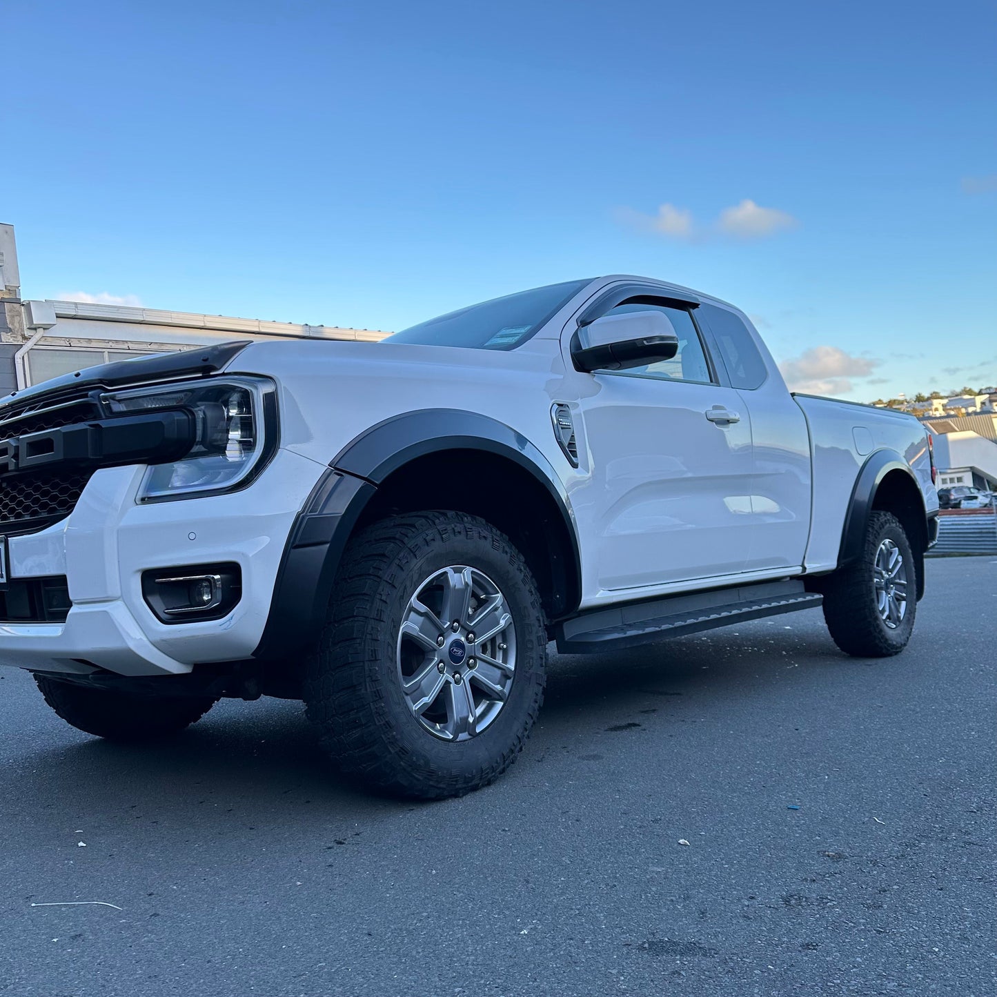 Fender Flare Ford Ranger 2022+ Sport Smooth Style Matte Black Super