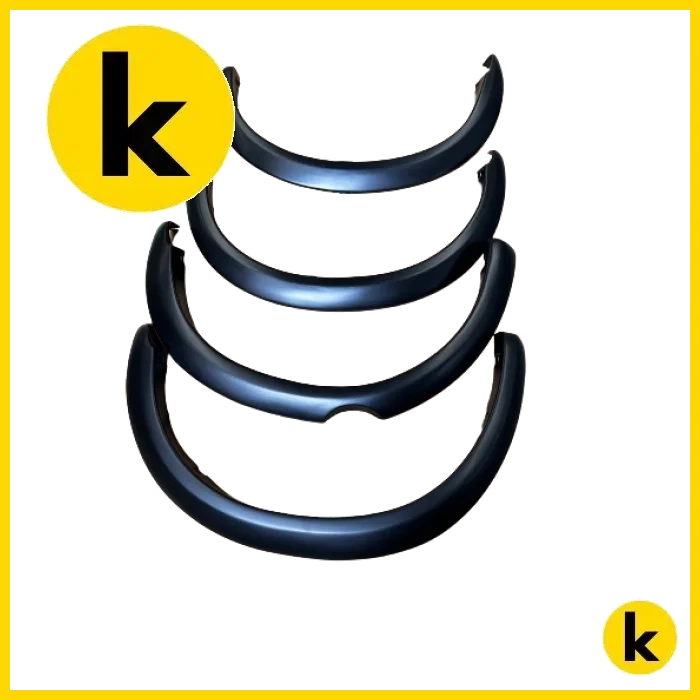 Fender Flare Mitsubishi Triton 2005-2015 Smooth Style Matte Black Kren Bits
