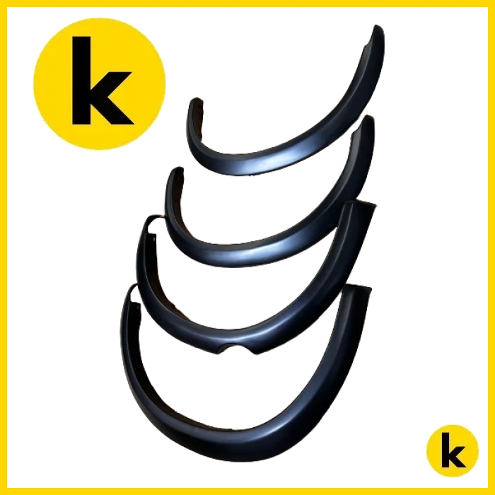 Fender Flare Mitsubishi Triton 2005-2015 Smooth Style Matte Black Kren Bits
