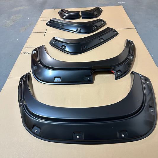 Fender Flare Mitsubishi Triton 2019-2023 Bolt Style Matte Black