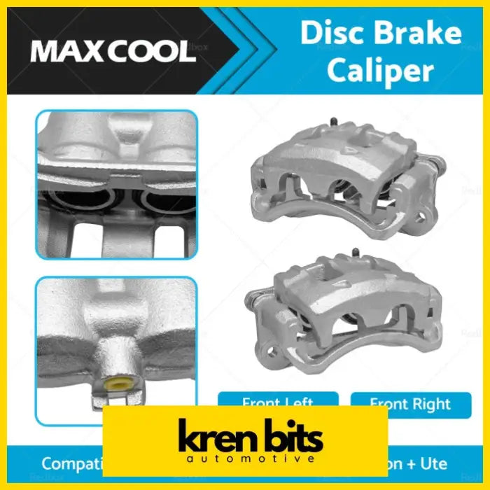 Front LH + RH Disc Brake Caliper Set Suitable For Patrol GU Y61 97-16 - Brakes & Parts>Calipers Brackets