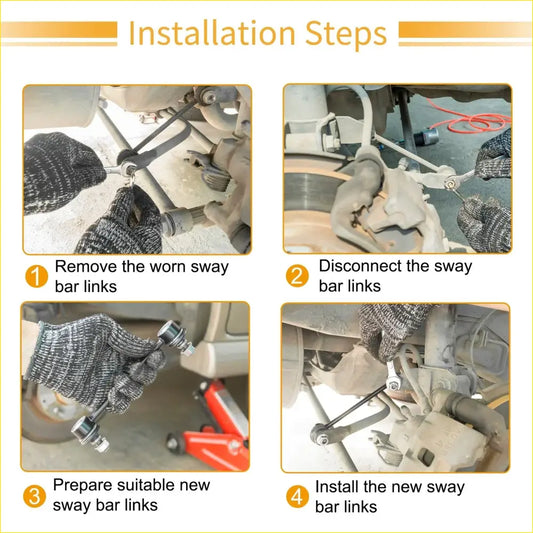 Front Stabiliser Sway Bar Link Kit with Bushing for Toyota Sienna - Steering