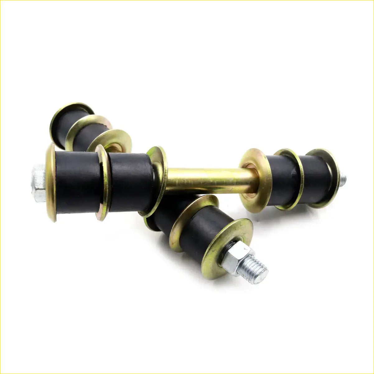Front stabilizer link rod for ford ranger 2.5 td 4x4 1999-2006 with black rubber bushings gold metal end caps and bolts