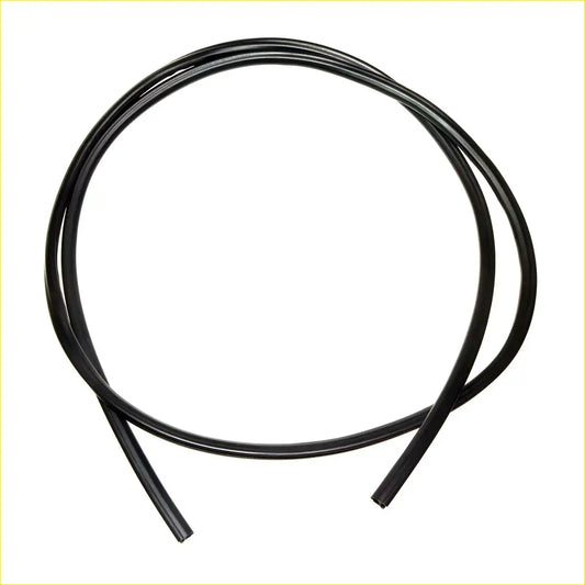 Black rubber front windshield molding gasket with smooth glossy surface for toyota hilux ln145 ln146 ln147 1997-2005