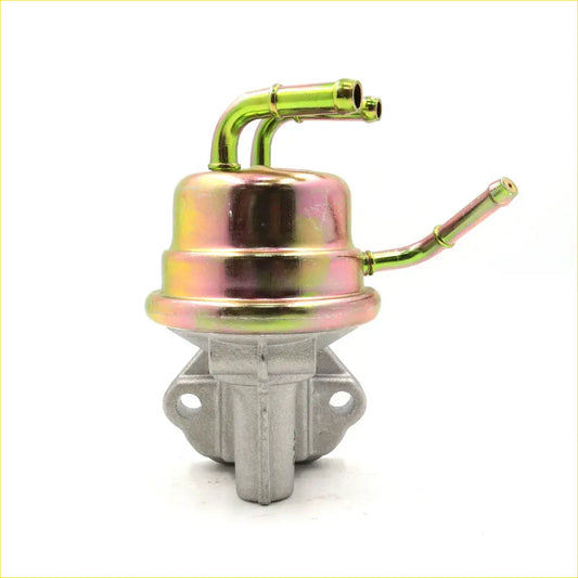 Shiny metallic fuel pump assembly with brass top and green tubes for Mitsubishi Pajero Montero DX DXL L040 L041