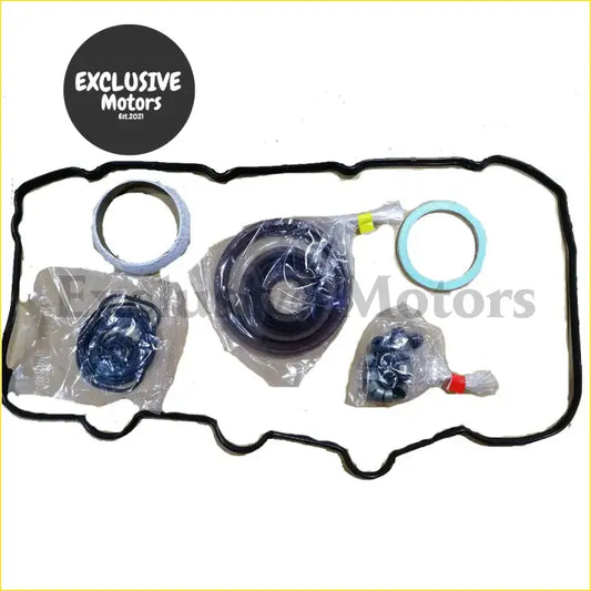 Full engine overhaul gasket kit for toyota land cruiser prado and hiace with black head gasket and blue sealing rings in bags