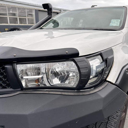 Headlight Covers Toyota Hilux Revo 2015-2020 Matte Black