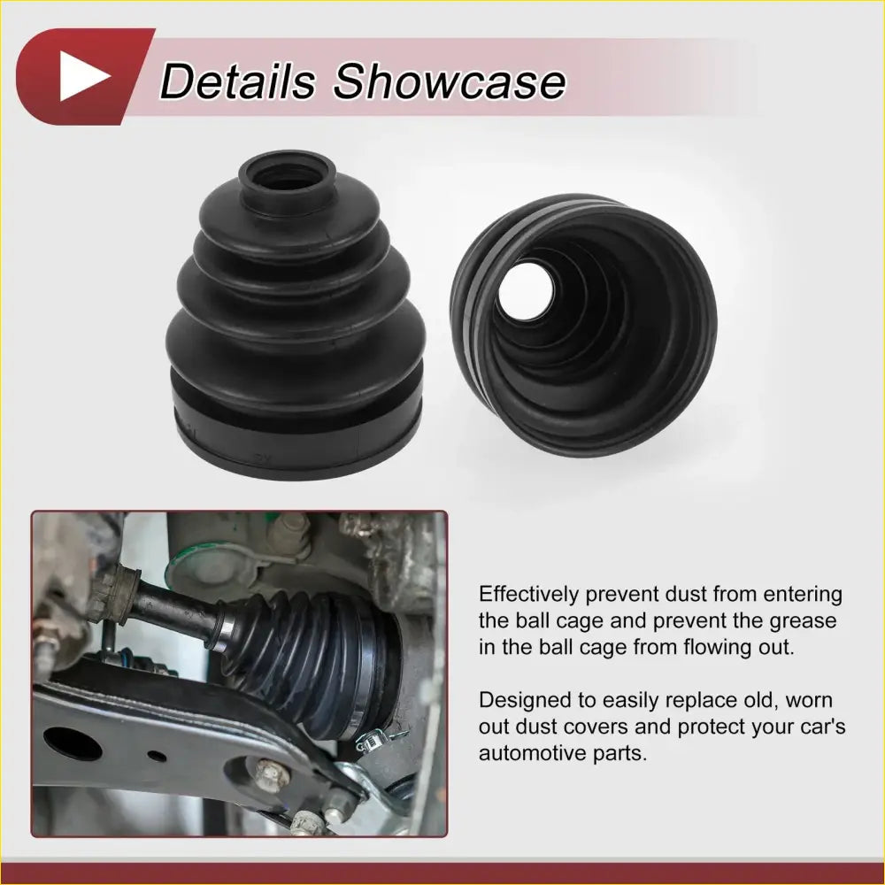 Inner CV Joint Boot Kit w/ Clamps for Toyota Land Cruiser (1998-2007) - Drivetrain