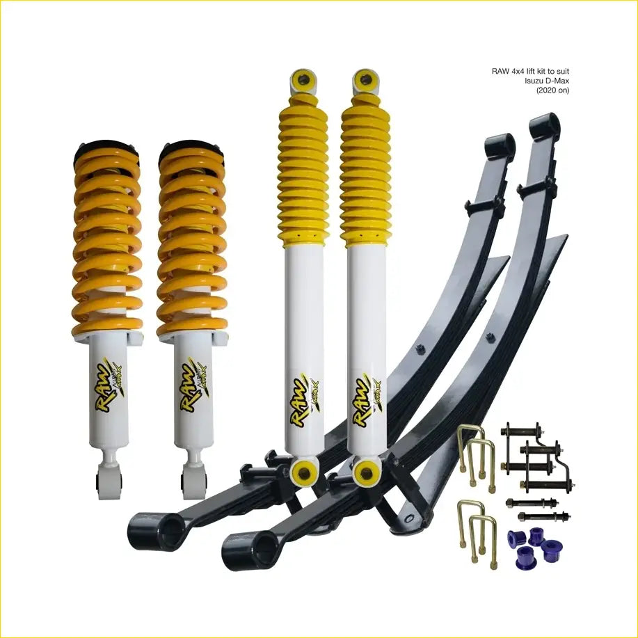 Isuzu Dmax (8/2020 on) - Raw Nitro Max Lift Kit - Preassembled Struts