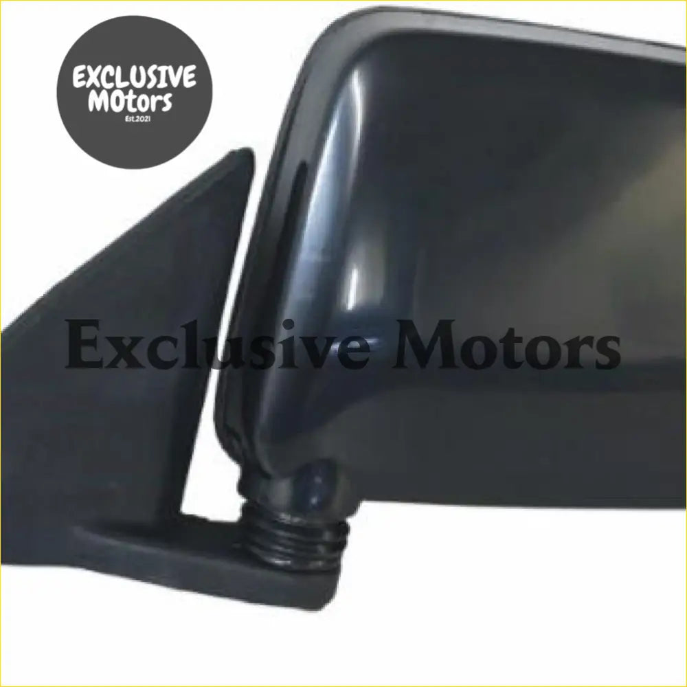 Left-Hand Mirror Black Corner Mount Manual Adjust for Nissan Navara - Body & Trim