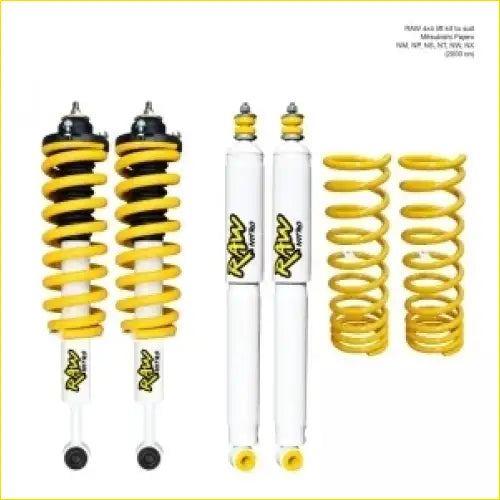Mitsubishi Pajero NM,NP,NS,NT,NW,NX (2000 on) - Raw Nitro Lift Kit