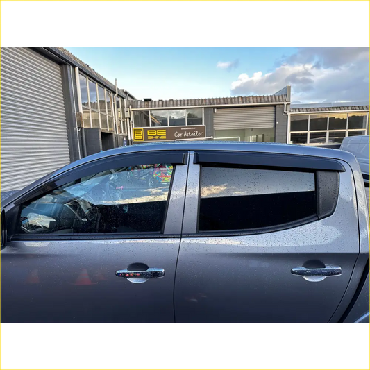 Monsoon and Bonnet Guard OEM Style Mitsubishi Triton 2019-2023 - Door Visor &